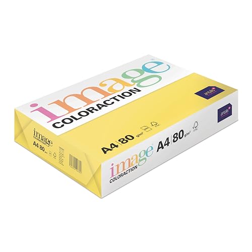 Chromika Coloraction 89655 A4-Papier (500 Stück) – parent Deep Yellow von IMAGE