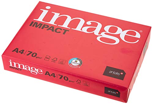 Image Impact - Kopierpapier 70g/m² A4 FSC mix credit - 5 Pakete zu 500 Blatt von IMAGE