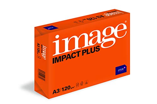 Image Impact Plus Premium-Papier, Weiß, 120 g/m², A3, 250 Blatt von IMAGE