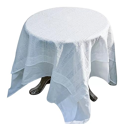 IMEITE Tischdecke, Spitze, elegant, schlicht, pastorale Tischdekoration, Tischdecke, Couchtischdecke, Picknick-Tischdecke (150 x 210 cm) von IMEITE