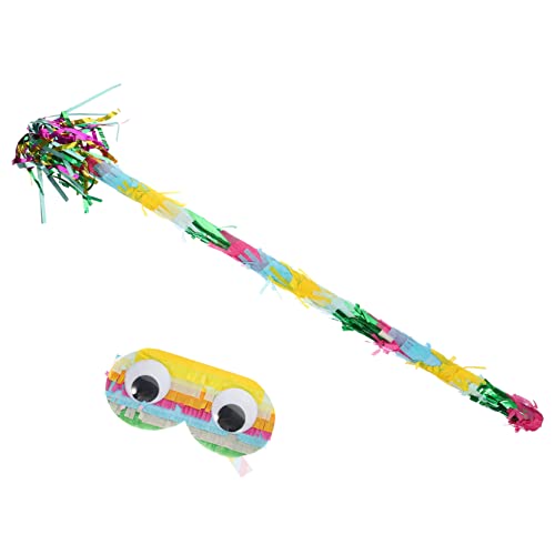 1 Satz Piñata Pinata-stick Und Pinata- Karnevalsthema Ereignis Partygeschenke Für Dinosaurier-partydekorationen Gießen Glühen Papier Colorful IMIKEYA von IMIKEYA