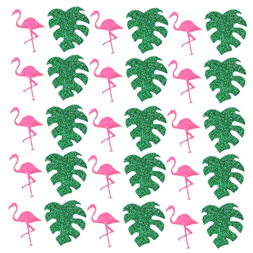 IMIKEYA 1 Flamingo Konfetti Cocktail Wannenspielzeug Alle Produkte Pool Flamingo Dekorationen Party Szenen Layout Requisiten Party Dekoration Flamingo Tischdekoration Wassertisch von IMIKEYA