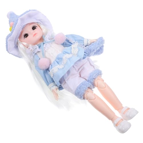 IMIKEYA 1 Set Puppe Für Mädchen Erstes Kleid Realistische Puppen Puppe Für Mädchen Puppe Mit Kleidung Puppe Mit Make Up Cartoon Puppe Kleine Gelenkpuppe Sky IMIKEYA 1 Set Puppe Für Mädchen Erstes Kleid Realistische Puppen Puppe Für Mädchen Puppe Mit Kleidung Puppe Mit Make Up Cartoon Puppe Kleine Gelenkpuppe Sky von IMIKEYA