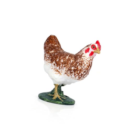 IMIKEYA 1 Stück Huhn Ornament Für Hühnerdekoration Hühnerspielzeug Für Küken Hahn Tischdekoration Hühnerfiguren Miniatur Hühner Ostern Henne Hühnermodell von IMIKEYA