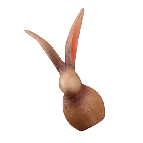 IMIKEYA 1Stk Häschenverzierung Tiere ausgestopfter Hase Ostern Osterhasendekorationen kinderzimmerdeko Room Decoration Kaninchen Handwerk osterschmuck für den Haushalt Harz von IMIKEYA