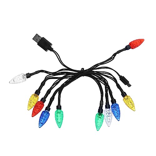 IMIKEYA 1Stk Ladekabel für Lichterketten Mini Lichterkette warmweiße Lichter Auto-Ladegerät Handyladegerät Ladelampe Telefon Datenleitung LED schmücken Schnittstellenlicht farbige Lichter von IMIKEYA