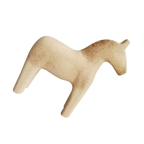 IMIKEYA 1Stk Pferdeschmuck aus Holz Tischtierdekoration Spielzeug Hund Vintage-Schmuck holzpferd Animal Figures bastelsachen tischdeko Desktop-Holzdekor DIY-Desktop-Ornament t aus Holz von IMIKEYA