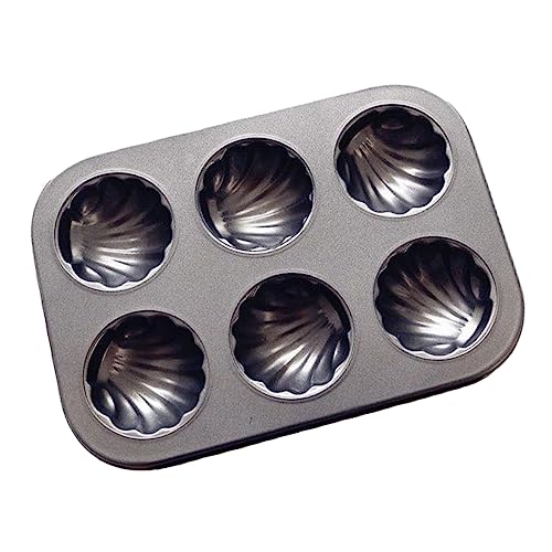 IMIKEYA 1Stk Schalenform Luft Kuchenformen zum Backen Kühlregale backen Keks Hülse wok weihnachts party weihnachten party pfannenwender Backwerkzeug DIY-Küchengerät Kohlenstoffstahl Silver von IMIKEYA