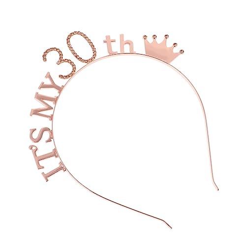 IMIKEYA 1stk Geburtstag Stirnband Geburtstagsrequisiten Kopfschmuck Aus Strasssteinen Geburtstagskrone Tiara Geburtstag Tiara Für Frauen Geburtstagsstirnband Für Mädchen Tiaras Legierung von IMIKEYA