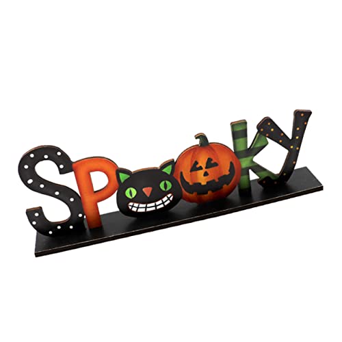 IMIKEYA Halloween-dekorationsset Holzschmuck -Halloween-Ornamente Für Motto-Party-Dekorationen von IMIKEYA