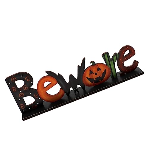 IMIKEYA 1stk Halloween-erinnerungsornamente Weihnachtsdekorationen Netz Skelett Ernte Neon Blockdekoration Halloween -Ornamente Kostüm Kürbisse Gefälschte Pflanzen Girlande Film Hölzern von IMIKEYA