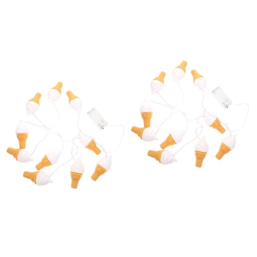IMIKEYA 2 Sets -lichterketten Für Eiscreme Lichterkette Für Den Urlaub -lichterkette Dekoration Dekorative Lichterketten Für Den Innenbereich IMIKEYA 2 Sets -lichterketten Für Eiscreme Lichterkette Für Den Urlaub -lichterkette Dekoration Dekorative Lichterketten Für Den Innenbereich von IMIKEYA