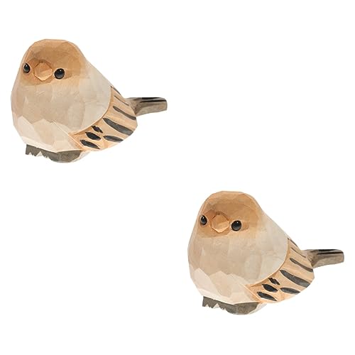 IMIKEYA 2 Stück Vogelschmuck Aus Holz Vogelspielzeug Mini- Kardinale Ornamente Tischdekoration Miniatur Geschnitzte Tierstatue Vogelstatuen Kleine Tierstatue Holz IMIKEYA 2 Stück Vogelschmuck Aus Holz Vogelspielzeug Mini- Kardinale Ornamente Tischdekoration Miniatur Geschnitzte Tierstatue Vogelstatuen Kleine Tierstatue Holz von IMIKEYA