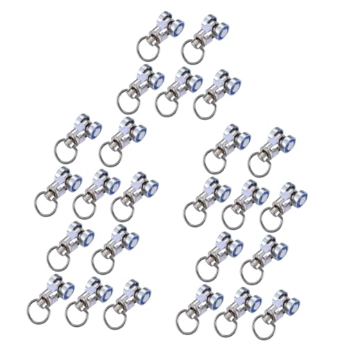 IMIKEYA 25 Stk Vorhang Zubehör Metallrolle Gerichtete Riemenscheibe Laufrad Aus Metall Zubehör Für Rollwagen Vorhanglagerrolle Vorhang Leise Gleiter Vorhänge Transportfahrzeug Stumm von IMIKEYA