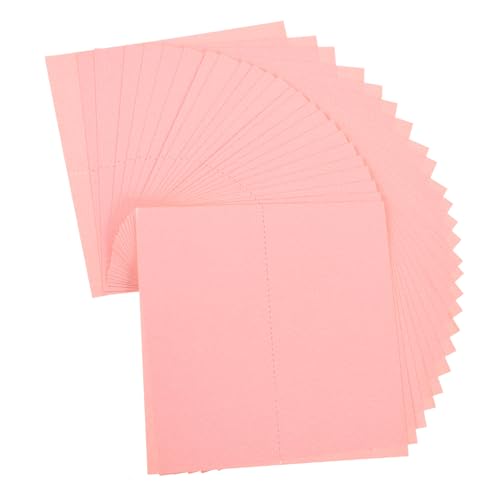 IMIKEYA 25St Party Kartentisch Zeltkarten Ortsnamenkarten Namenskarten für die Tischdekoration platzkarte business card esszimmertische Namenskartenpapier Tischkarten Perlenpapier Rosa von IMIKEYA