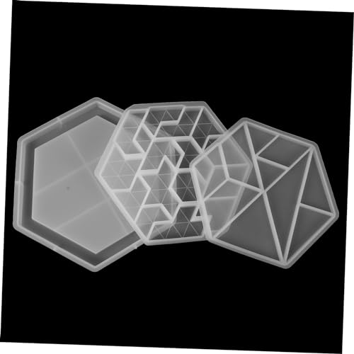 IMIKEYA 3St Tangram-Form Silikonformen kreativität Kinderspielzeug Form aus Epoxidharz Rätsel Ornament Antihaft-Form DIY manuelle Form Haushalt Kunsthandwerk Puzzle Schimmel Kieselgel von IMIKEYA