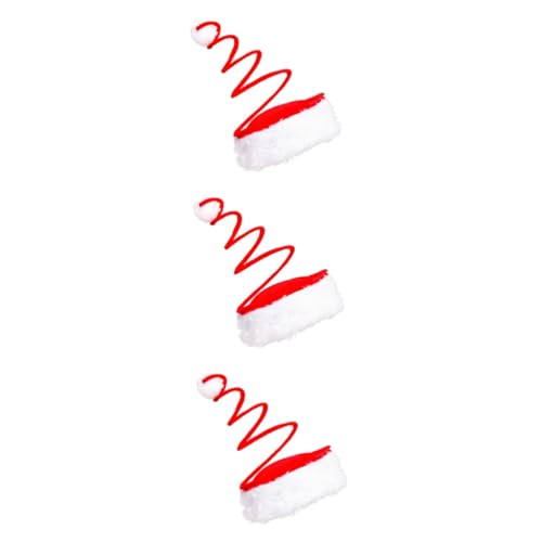 IMIKEYA 3St Weihnachtsmütze Hüte Weihnachtsmannmütze für Kinder frohe weihnachtsverzierung Weihnachten weihnachtskopfbedeckung weinachtsmützen weihnachts schmuck christmas ornaments von IMIKEYA