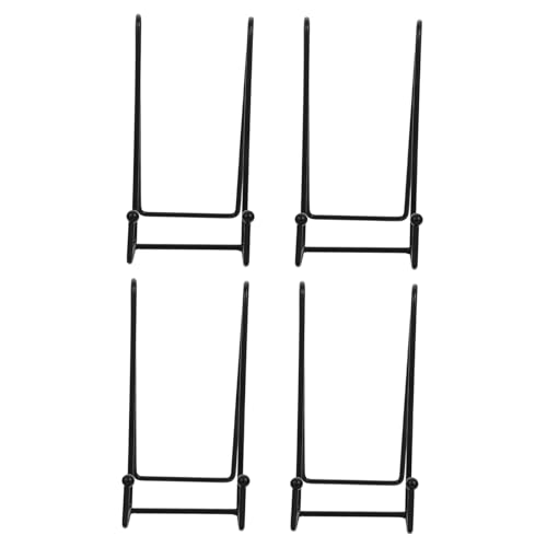 IMIKEYA 4 Stück Ausstellungsstand Monitorständererhöhung Geschirrständer Bilderrahmenhalter Computerständer Staffelei-ausstellungsständer Begrüßungsständer Staffelei Stehen Steht Eisen von IMIKEYA