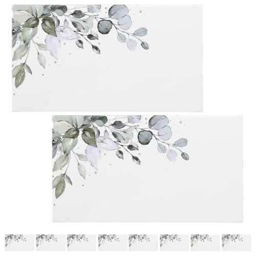 IMIKEYA 50 Stück Aquarell Hochzeits Tischkarten Namenskarten Für Tisch Namenskarte Für Tisch Tischkarten Für Party Tisch Tischkarten Tischkarten Für Hochzeit Textur Sitzkarten von IMIKEYA