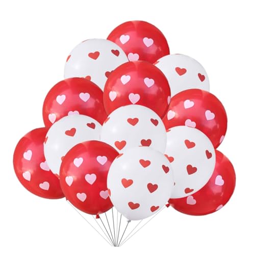 IMIKEYA Bedruckte Love Heart Luftballons Und Dekorative Ballons Für Hochzeit Und Valentinstag Partydekoration Für Besondere Anlässe von IMIKEYA