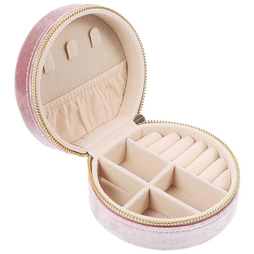 IMIKEYA Box Schmuckschatulle Ringbox Köder Halskette Reiseetui Medaillenständer Ringe Reise Schmucketui Halskette Präsentationskarten Ringschmuck Mini Reise Schmuck Organizer von IMIKEYA