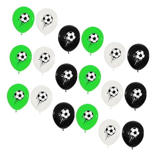 IMIKEYA Fußball Luftballons Geburtstagsdekoration Latexballons Und Je Perfekte Deko Für Fußballpartys Und Geburtstagsfeiern von IMIKEYA