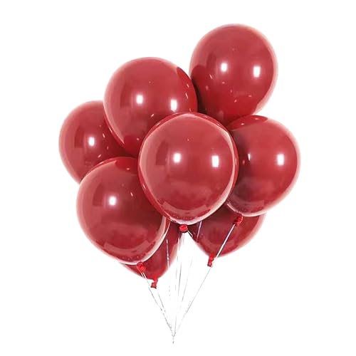 IMIKEYA Granatrote Latexballons Dekorative Hochzeitsballons Für Romantische Hochzeiten Partys Und Veranstaltungen Hochwertige Luftballons Für Feierlichkeiten von IMIKEYA