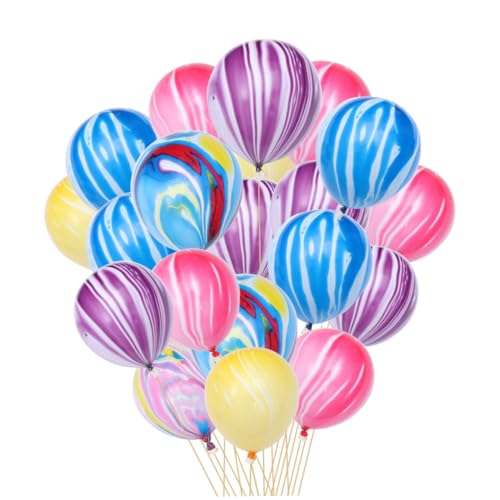 IMIKEYA Klare Ballons Mit Goldglitter Und Buntem Konfetti Party Dekoration Für Geburtstag Hochzeit Und Vorschläge Gemischte Farben Bunte Ballon von IMIKEYA