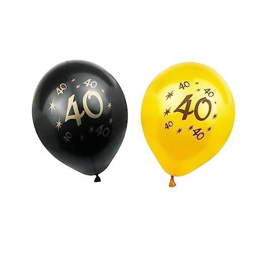 IMIKEYA Latexballons Geburtstagsdekoration Und Schwarz Kreative Ballons Für Party Geburtstag Und Feierlichkeiten Hochwertige Ballons Für Festliche Anlässe von IMIKEYA