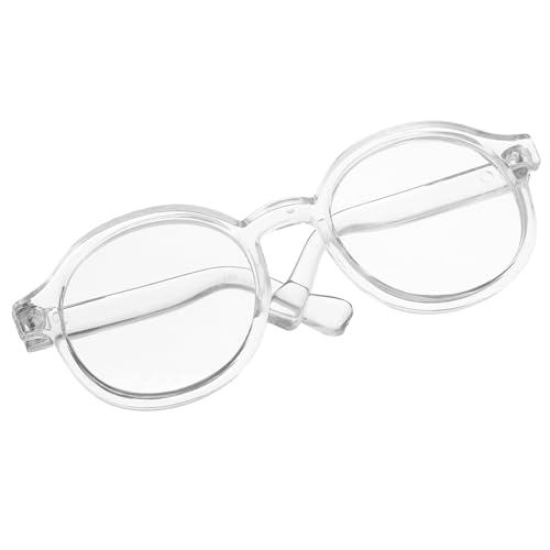 IMIKEYA Modische Puppenbrille Transparente Brille Für Puppenbekleidung Langlebiges Accessoire Für Puppen Für Puppenstyling Und Dekoration von IMIKEYA