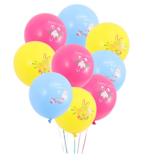 IMIKEYA Osterballons Aus Latex Bunte Cartoon Luftballons Für Osterfeier Partydekoration Und Fotorequisiten Und Perfekte Osterdekoration Für Feiern von IMIKEYA