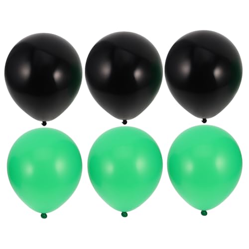 IMIKEYA Schwarze Und Grüne Luftballons Für Geburtstagsfeiern Hochzeiten Jubiläen Und Feierlichkeiten Dekorative Ballons Für Partys Und Veranstaltungen von IMIKEYA