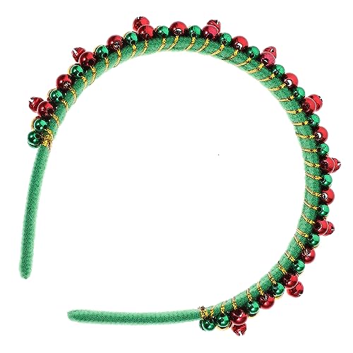 IMIKEYA Weihnachtsglocken-Stirnband weihnachtskostüm stirnbänder Stirnband für Weihnachtsfeiern christmas haarreif christmas headband Weihnachtsstirnband für Party Weihnachtshaarband Green von IMIKEYA