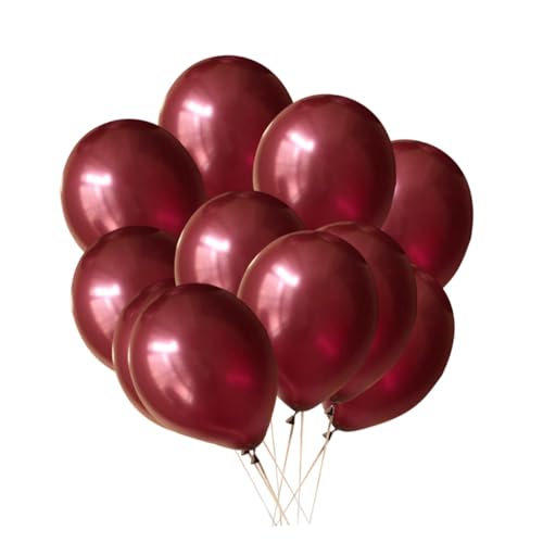 IMIKEYA Weinrote Latexballons Für Hochzeit Geburtstag Und Partys Helium Geeignete Luftballons Für Festliche Dekorationen Und Feiern Romantische Anlässe Und Events von IMIKEYA