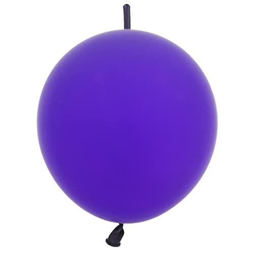 IN-JOOYAA 12 Zoll 60 Stück lila Latex Ballon Schnellverbindungsballon für Partydekoration von IN-JOOYAA