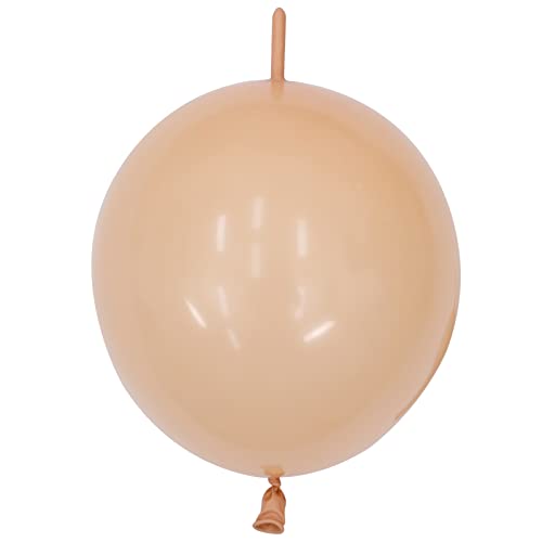 IN-JOOYAA Kleiner Hautfarbe Quick Link Latex Ballon 6 "100 Pieces Grüner Ballon für Partydekoration von IN-JOOYAA