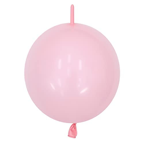 IN-JOOYAA Kleiner Hellrosa Quick Link Latex Ballon 6 "100 Pieces Grüner Ballon für Partydekoration von IN-JOOYAA