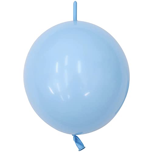 IN-JOOYAA Kleiner wathet Quick Link Latex Ballon 6 "100 Pieces Grüner Ballon für Partydekoration von IN-JOOYAA