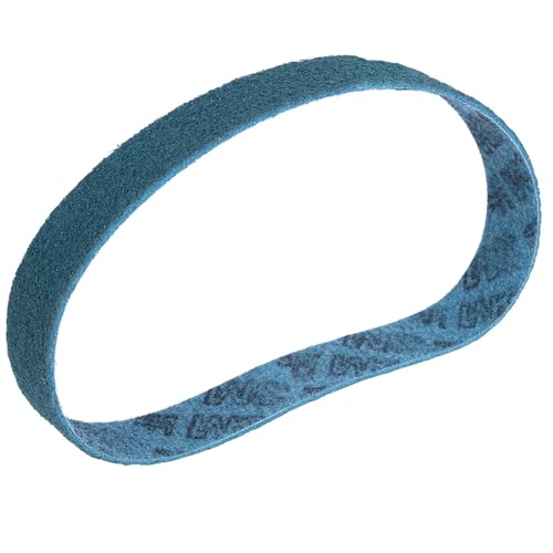 1 Stück, 3 M SC-BS Scotch Brite Schleifband Vliesband Rohrbandschleifer Schleifmaschine 50 x 2000 mm (Grade: very fine, Color: blue) von INDIAN STORE 24