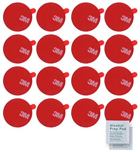 3M 4229P doppelseitiges Klebeband Klebestreifen Klebepads Extra stark Schwerlast Acryl Schaumband Hochleistungsklebeband Montageband (3M 4229P, 16X 30 mm diameter) von INDIAN STORE 24