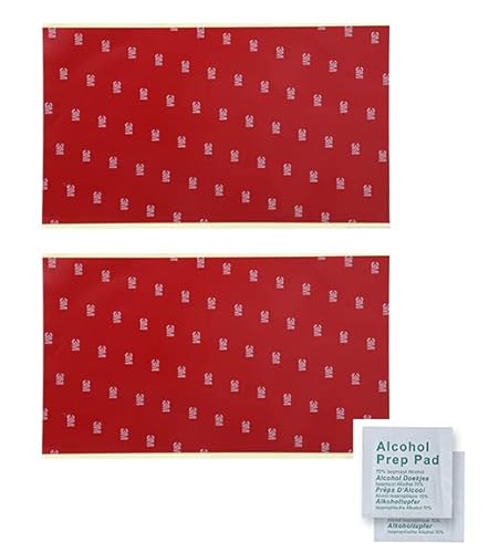 3M 4229P doppelseitiges Klebeband Klebestreifen Klebepads Extra stark Schwerlast Acryl Schaumband Hochleistungsklebeband Montageband (3M 4229P, 2X 50mm*200mm) von INDIAN STORE 24