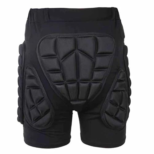 Gepolsterte Schutz-Shorts für Skifahren S-3XL Outdoor-Sportarten Ski Skate Snowboard Schutz Ski Protektor Schlittschuhlaufschutz Gepolsterte Shorts Ski Schutz-Shorts (S) von INKMHZTK