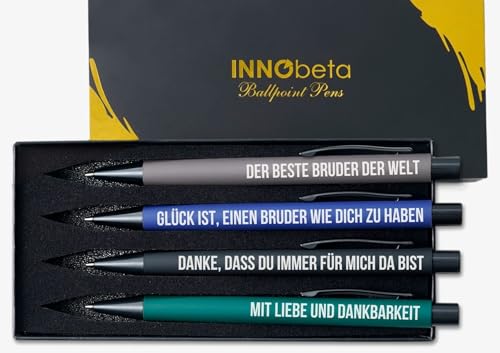 INNObeta Bruder Geschenke Kugelschreiber-Set mit 4, von Schwestern, Geschwistern von INNObeta