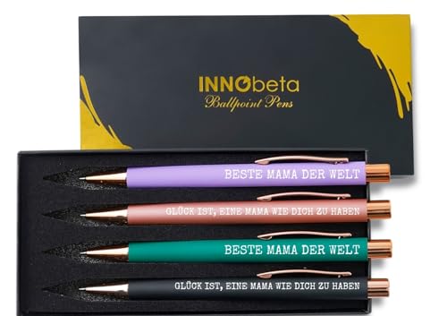 INNObeta Mom Gifts, Kugelschreiber 4er Set, Geschenkideen für die Mutter zum Geburtstag, Weihnachten, Muttertag von INNObeta