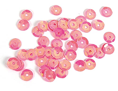 Aurora Boreale Pailletten, Rosa, 7 mm, 500 g, 37500 U, ca. von INNSPIRO