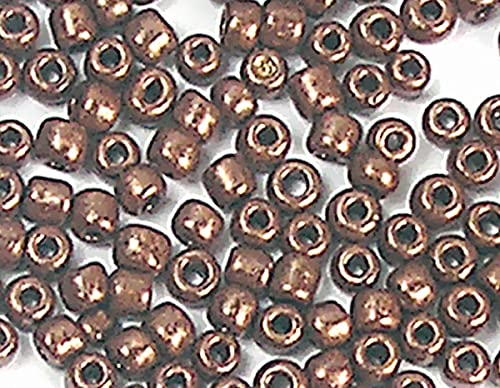 INNSPIRO Rocailles aus Glas, rund, Metallic, 2,3 mm, 500 g, Beutel, zum Basteln von Armbändern und Halsketten, ideal für Bastelarbeiten und Schmuck mit Kindern. von INNSPIRO