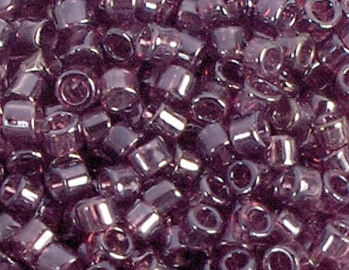 Japanische Perlen Zylinder Schatz Brillant Amethyst 1,8mm.11/0 100gr. von Toho