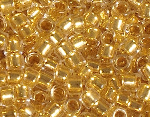 Japanische Perlen Zylinder Schatz echtes Gold 1,8 mm 11/0 100 g von Toho