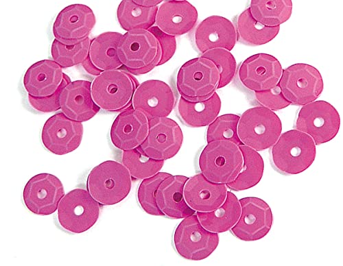 Pailletten, blickdicht, Fuchsia, 7 mm, 500 g, 37500 U, ca. von INNSPIRO