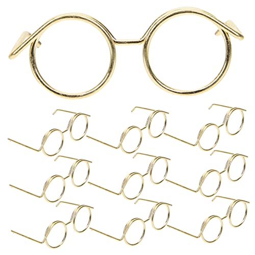 INOOMP 10 Stück Mini Brillen Spielzeugbrillen Für Puppen Mini Puppenbrillen Miniatur Für Puppen Drahtbrillen Puppenkleider Puppenbrillen Miniatur Spielzeugbrillen Runde INOOMP 10 Stück Mini Brillen Spielzeugbrillen Für Puppen Mini Puppenbrillen Miniatur Für Puppen Drahtbrillen Puppenkleider Puppenbrillen Miniatur Spielzeugbrillen Runde von INOOMP